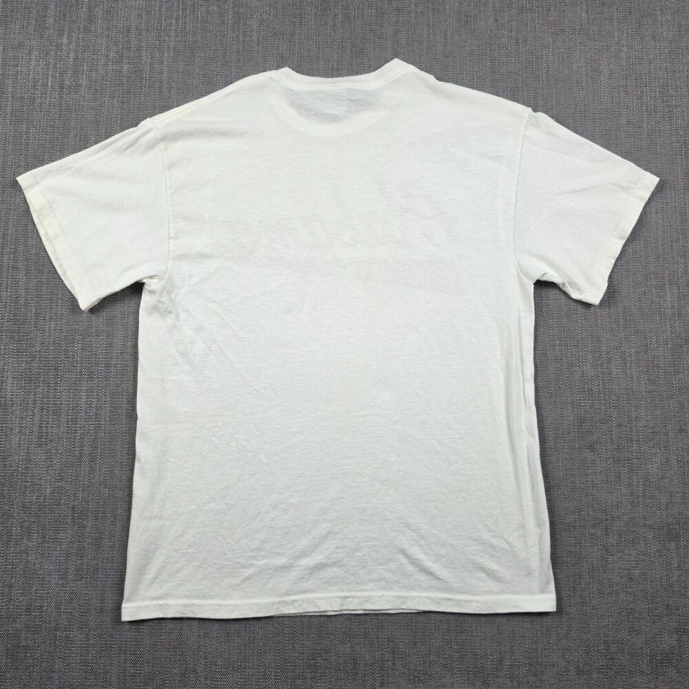 VTG Alabama Crimson Tide Shirt Mens L Delta Pro Weight White Graphic College Tee - Picture 2 of 6